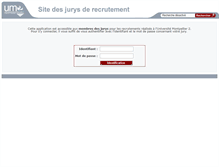 Tablet Screenshot of emplois.univ-montp2.fr