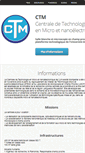Mobile Screenshot of ctm.univ-montp2.fr