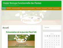 Tablet Screenshot of plant.univ-montp2.fr